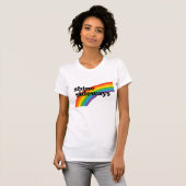 T-shirt Brille sur le côté (Devant entier)
