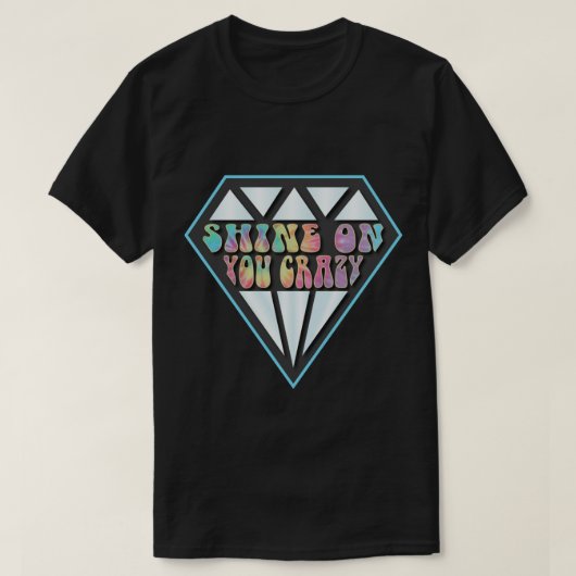 T-shirt Brille Sur Vous Diamant Fou - Pink Floyd Classic T (Design devant)
