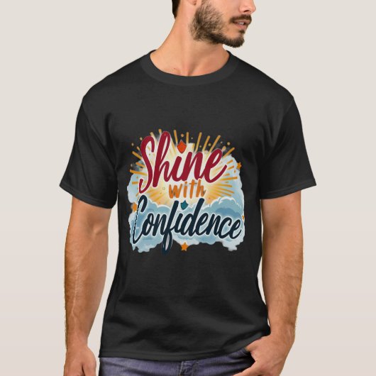 T-shirt Brillez avec confiance (Devant)