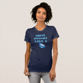 T-shirt 'Brillez comme un diamant' (Devant entier)