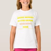 T-shirt Brillez de retour à l'école  (Devant)