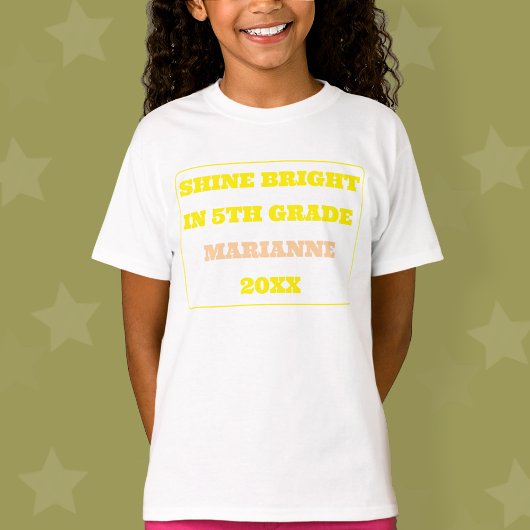 T-shirt Brillez de retour à l'école 