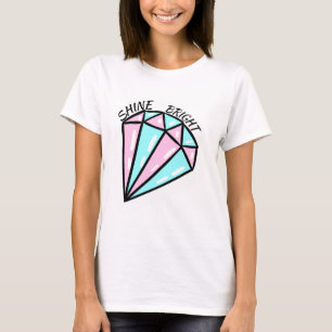 T-shirt Brillez lumineux comme une mode de //de diamant