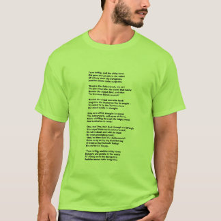 T-shirt Brillig de Twas, et le gyre slithy de tovesDid et…