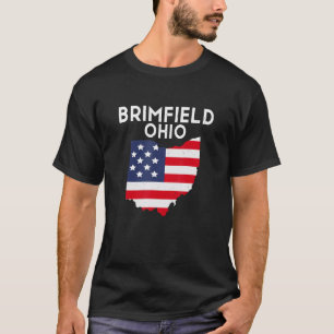 T-shirt Brimfield Ohio USA State America Travel Ohioan