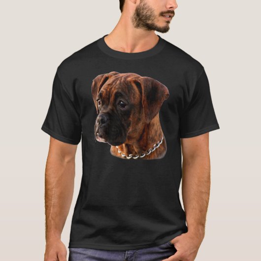 T-shirt Brindle de chiot de boxeur (Devant)
