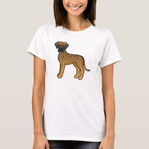 T-shirt Brindle jote Cartoon Great Dane Chien