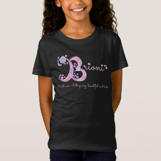 T-Shirt Brioni filles B nom signifiant monogramme