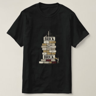 T-shirt Brique par Brique | Streetwear Entrepreneur
