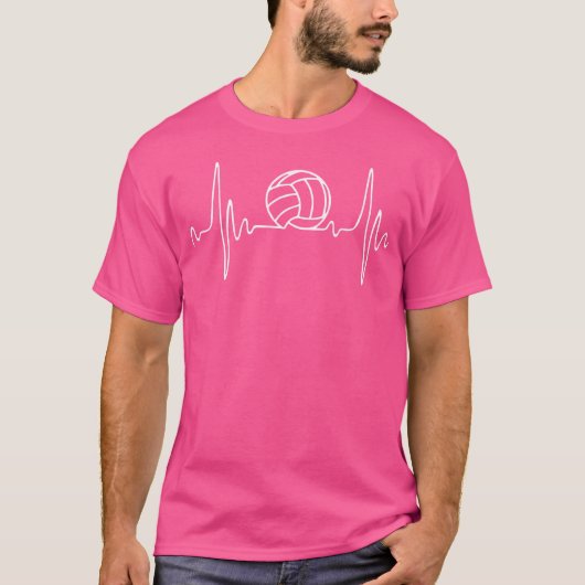 T-shirt Brise-coeur de volleyball (Devant)