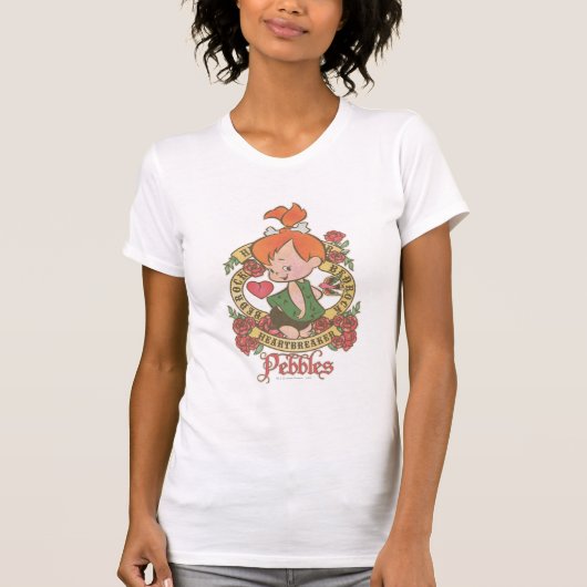 T-shirt Brise-coeur PEBBLES™ (Devant)