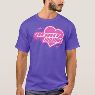 T-shirt Brise-coeur rose Y2k