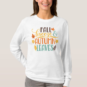 T-shirt Brise d'automne et feuilles d'automne