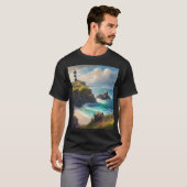 T-shirt brise marine avec phare (Devant entier)