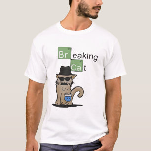T-shirt Briser Cat BREAING CAT NEWS