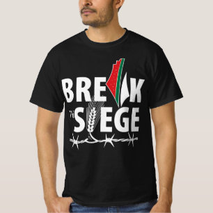 T-shirt Briser le siège de la Palestine soutenir les droit