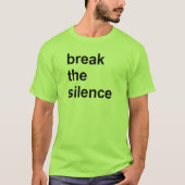 T-shirt briser le silence (Devant)