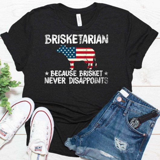 T-shirt Brisketarian Parce Que Brisket Ne Déçoit Jamais