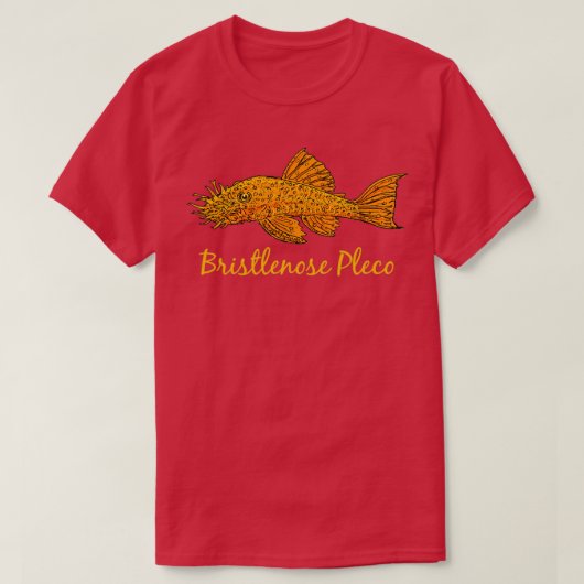 T-shirt Bristlenose Pleco Pour tous les amateurs de pleco (Design devant)