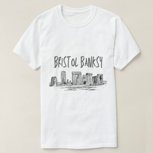 T-shirt Bristol Banksy, Bristol Banksy Graphisme, Don Pour (Design devant)