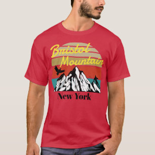 T-shirt Bristol Mountain ski New York