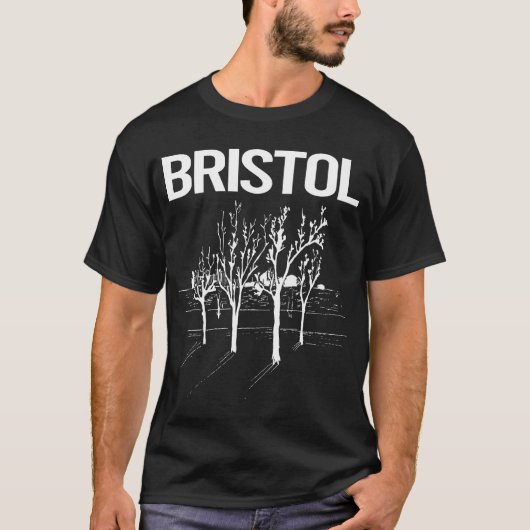 T-shirt Bristol Street Trees (Devant)