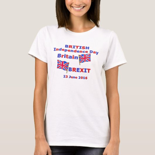 T-Shirt Britain Exit Britt Brexit (Voorkant)