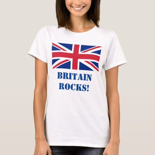 T-SHIRT BRITAIN ROCKS ! (Devant)