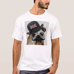 T-shirt britannique de bouledogue