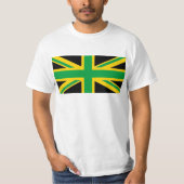 T-shirt Britannique - Union Jack jamaïcaine (Devant)