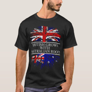 T-shirt Britanniques cultivés avec des racines australienn