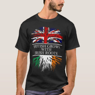 T-shirt Britanniques cultivés avec des racines irlandaises