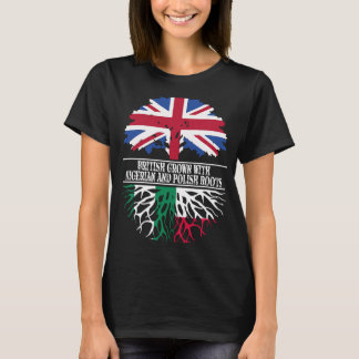 T-shirt Britanniques cultivés avec le nigérian et le polon