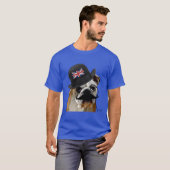 T-shirt British Bulldog et Bowler Casquette (Devant entier)