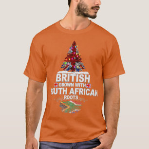 T-shirt British Grosse avec des racines sud-africaines cad
