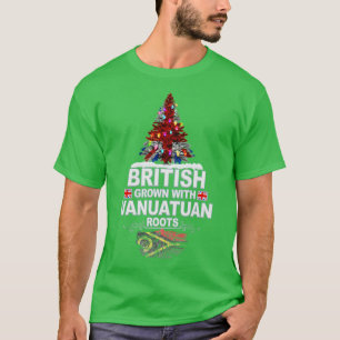 T-shirt British Grosse avec vanatuan Roots cadeau pour Van