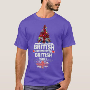 T-shirt British Grosse with British Roots Cadeau pour Brit