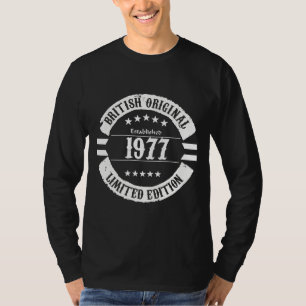T-shirt British Original 1977, édition limitée !