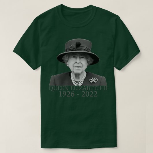 T-shirt British Queens Platinum Jubilee (Design devant)