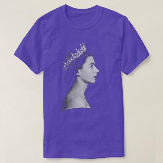 T-shirt British Queens Platinum Jubilee (Design devant)
