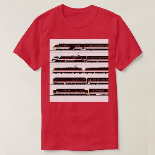 T-SHIRT BRITISH RAIL INTERCITY (Design devant)