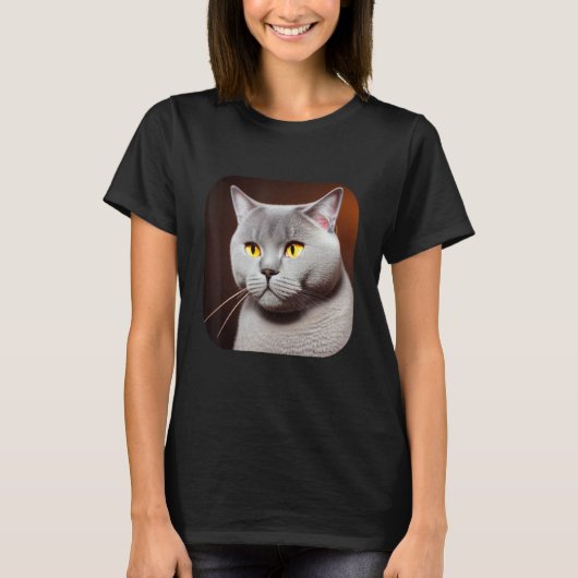 T-shirt British Shorthair Cat (Devant)