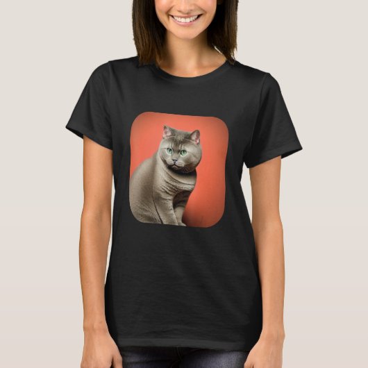 T-shirt British Shorthair Cat 3 (Devant)