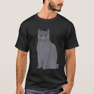 T-shirt British Shorthair mignon Chat Kitten Meow Lover Ho