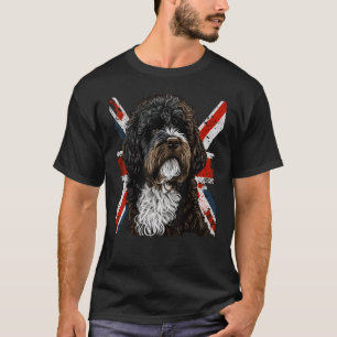 T-shirt British UK Portie Dog sur Grande-Bretagne Portugai