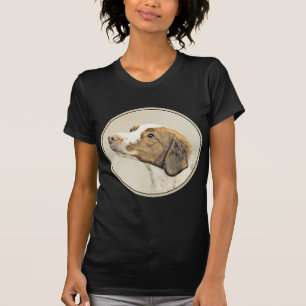T-shirt Brittany Peinture - Cute Original Chien Art