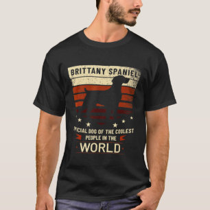 T-shirt Brittany Spaniel Chien Officiel Des Personnes Les