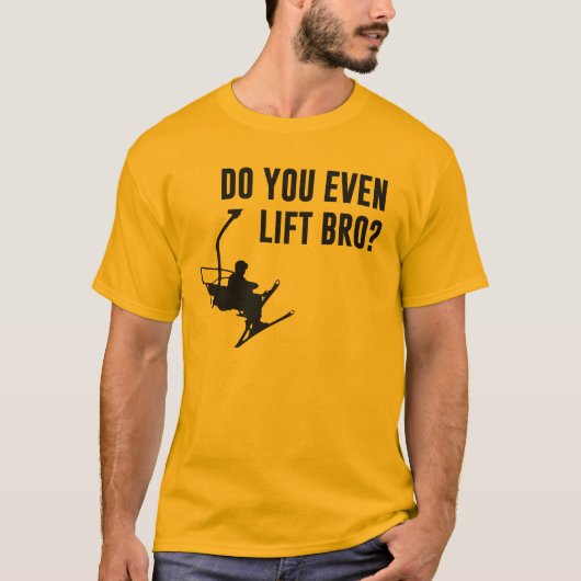 T-shirt Bro, font vous même remonte-pente ? (Devant)