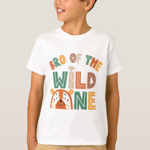 T-shirt Bro Of The Wild One Jungle Thème 1er anniversaire