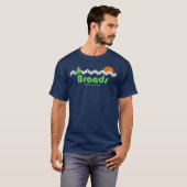 T-shirt Broads National Park Retro (Devant entier)